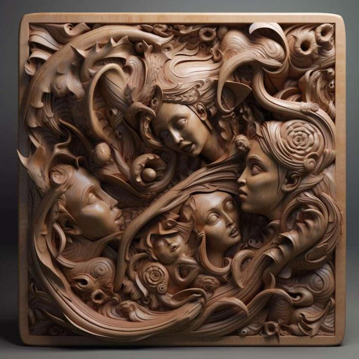 نموذج ثلاثي الأبعاد لآلة CNC 3D Art 